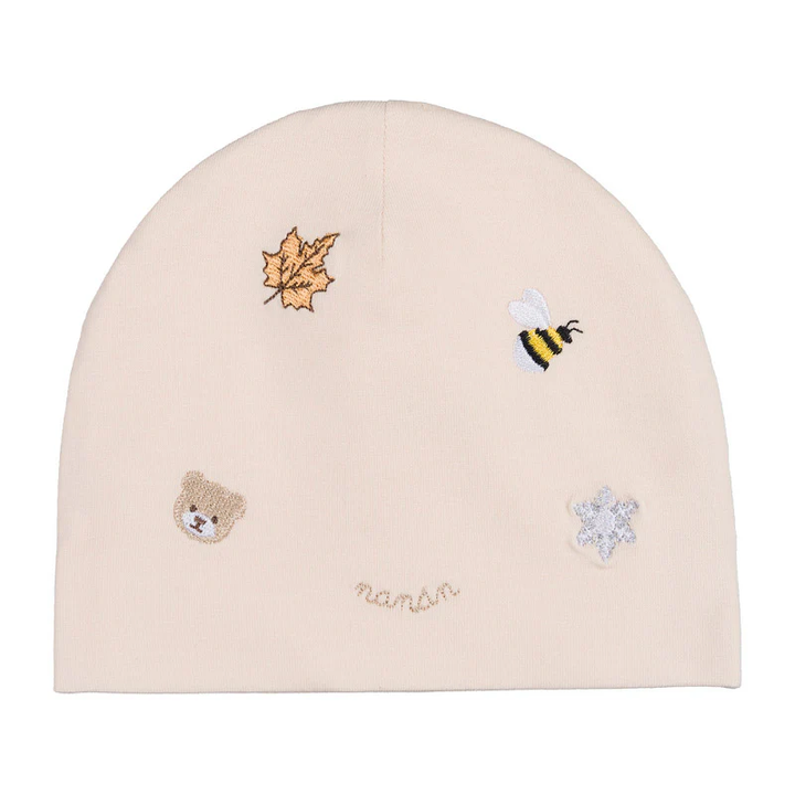 cappello beige neonato I25005 BEIGE Nanan 