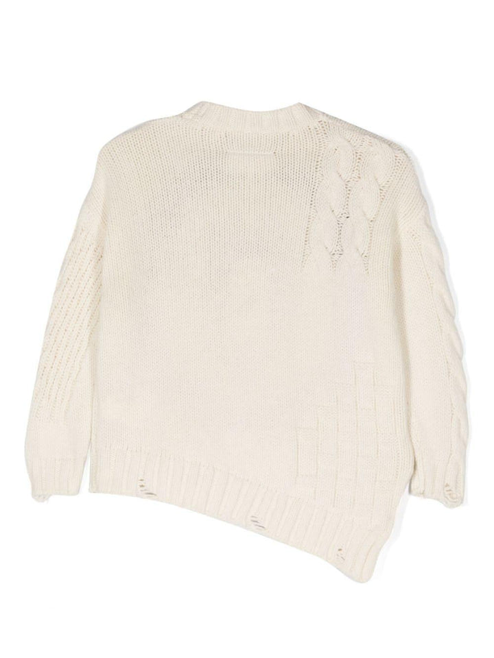 Maglione avorio unisex