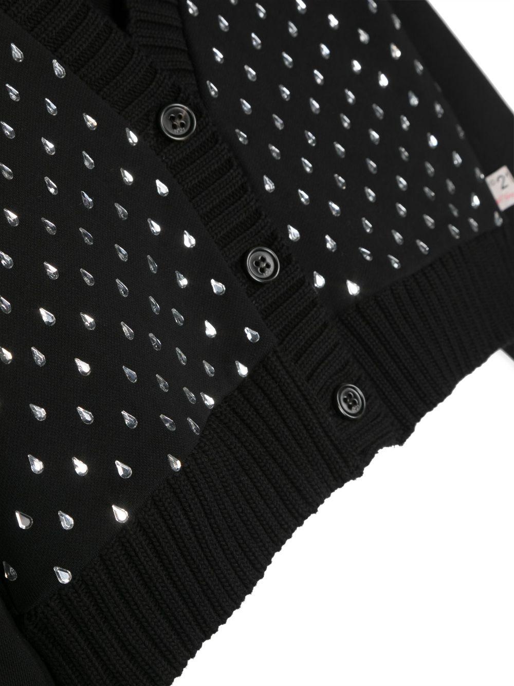 Cardigan con decorazione