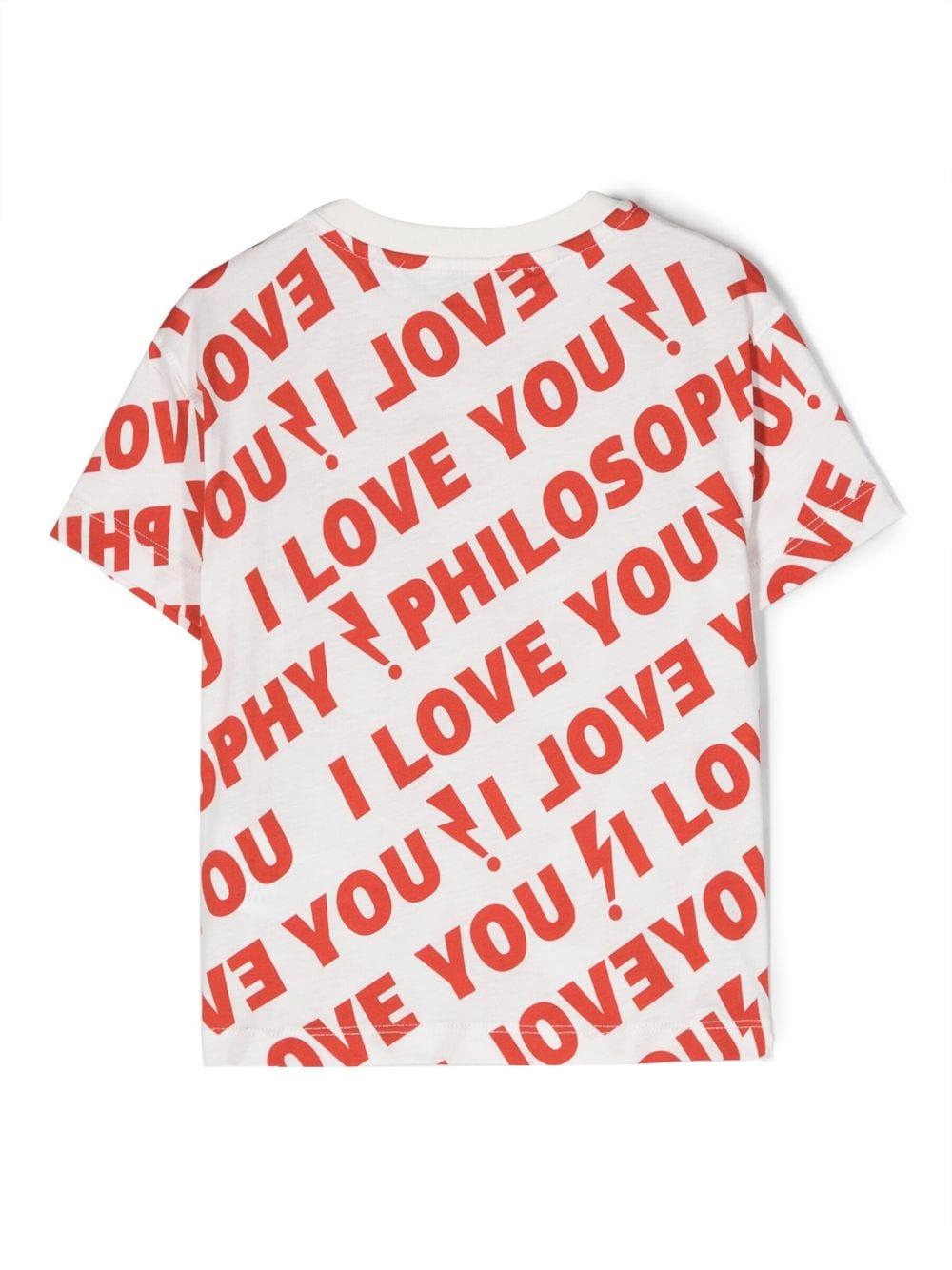 T-shirt bianca bambina
