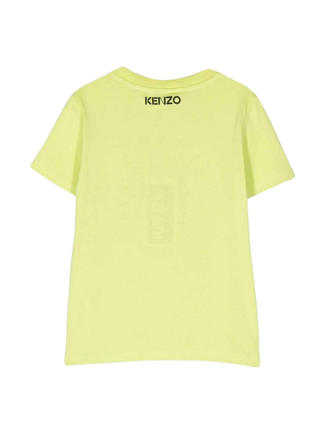 T-shirt gialla bambino K25788 603 KENZO KIDS 