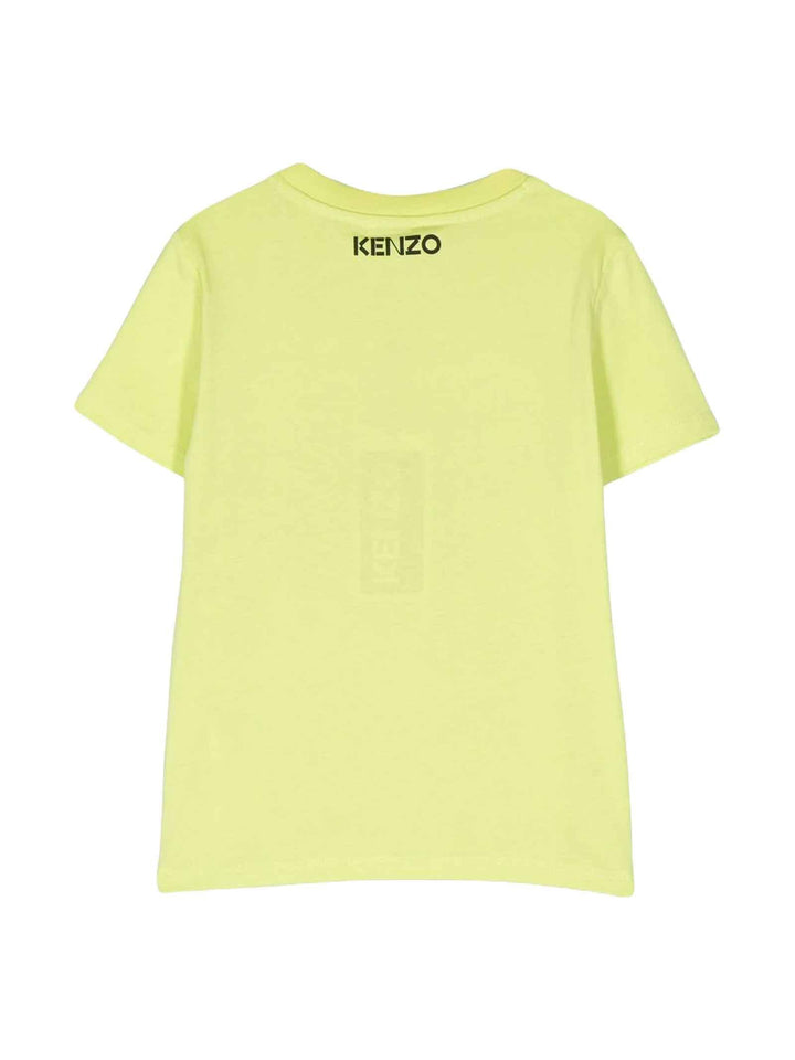 T-shirt gialla bambino K25788 603 KENZO KIDS 