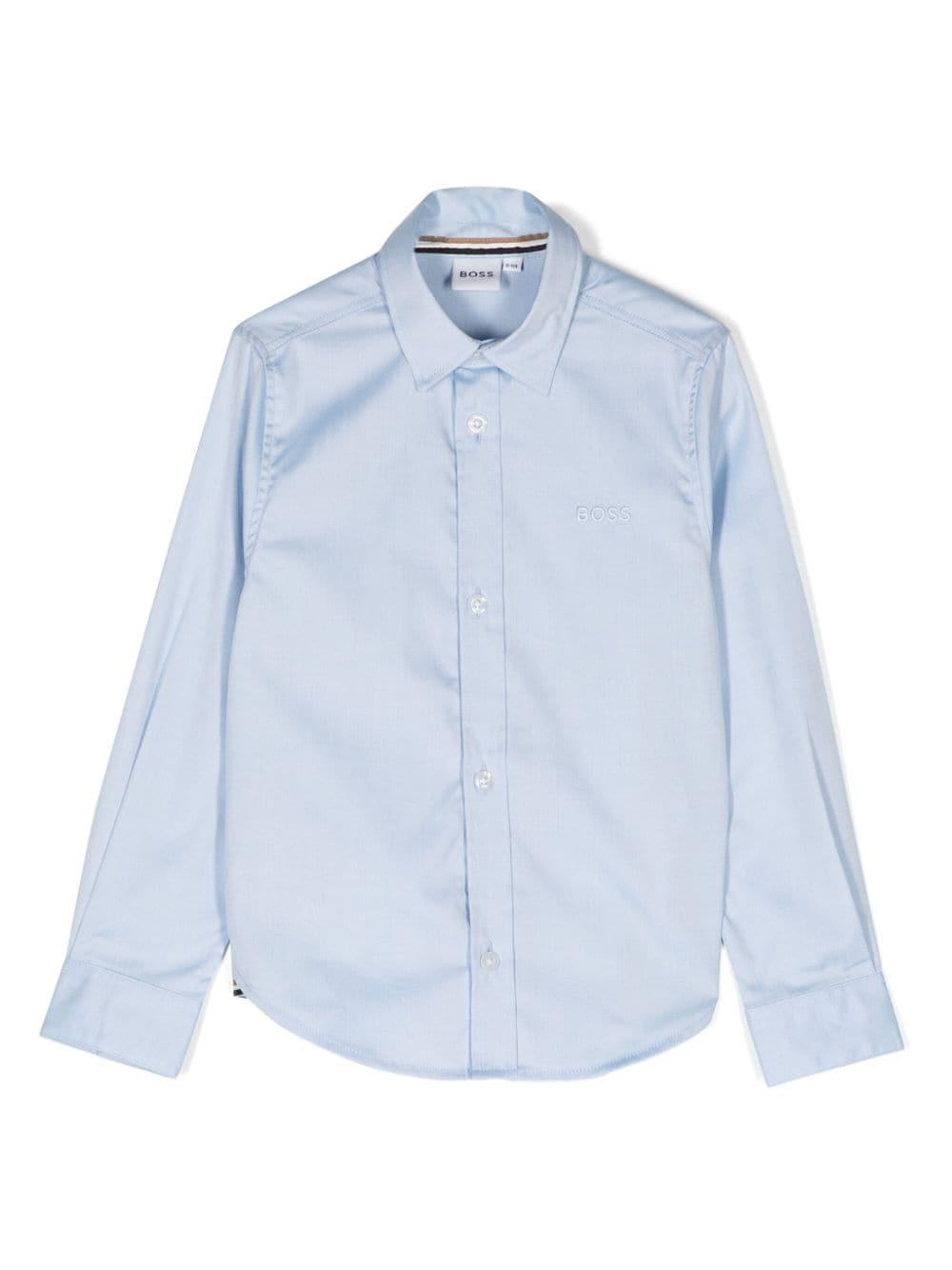 Camicia bambino blu chiaro