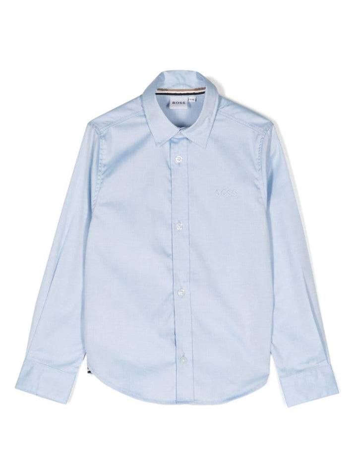 Camicia bambino blu chiaro