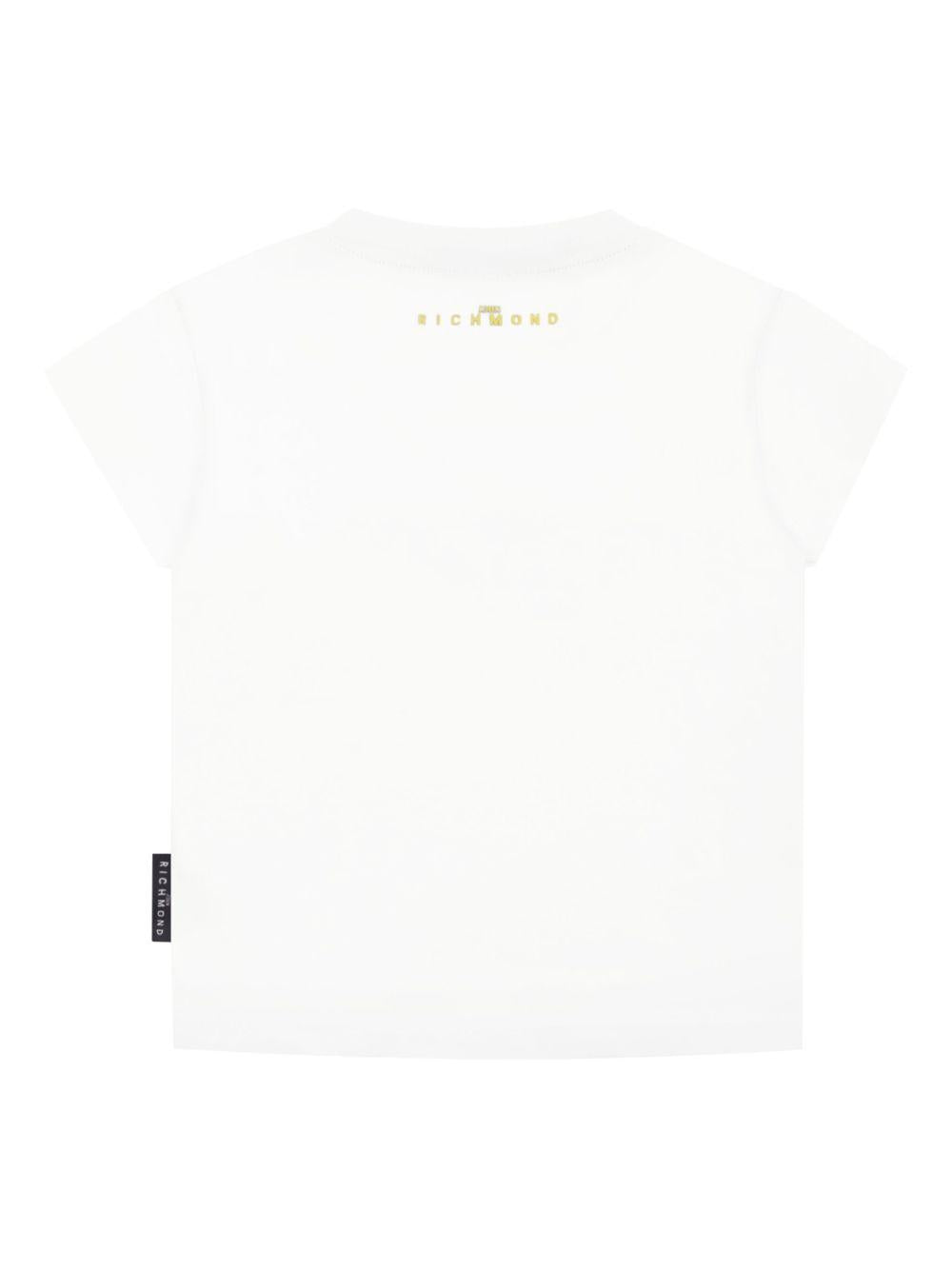 t-shirt bianca neonato