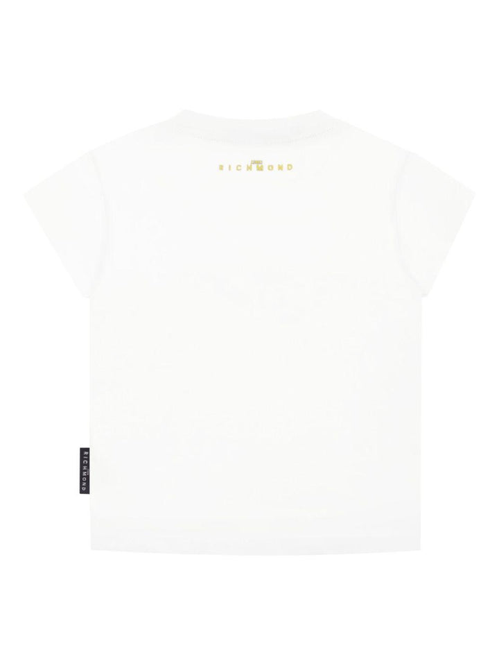 t-shirt bianca neonato