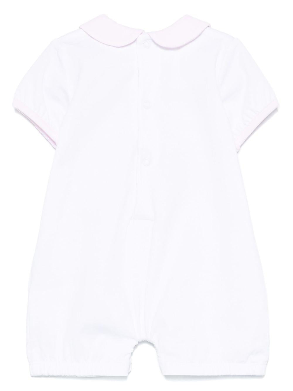 Pagliaccetto bianco neonata