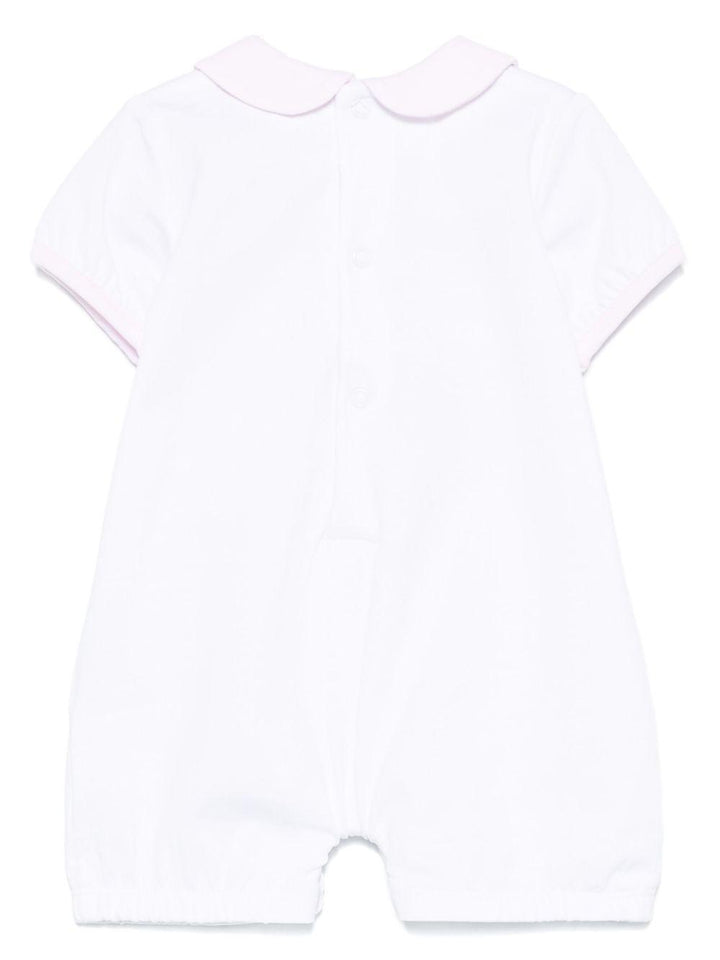 Pagliaccetto bianco neonata