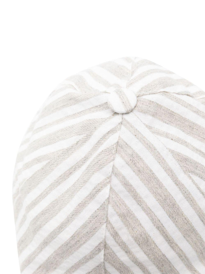 Berretto neonato grigio/bianco