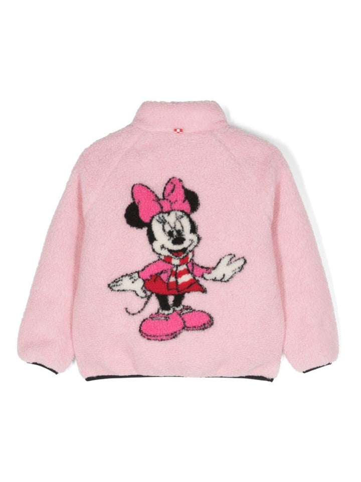 Giacca rosa chiaro unisex con logo ricamato