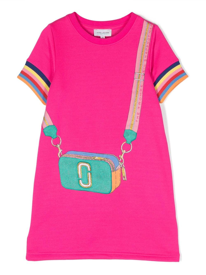 Abito fucsia bambina