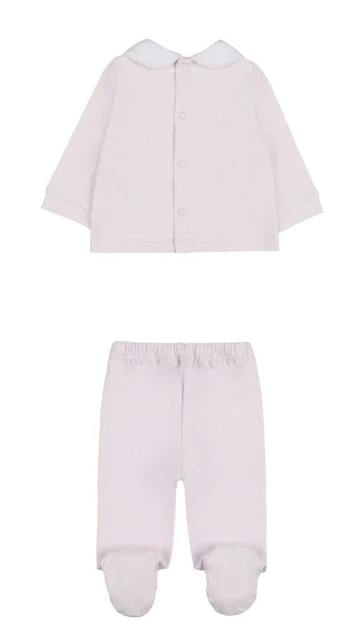 tutina 2pz rosa neonata I25003 ROSA Nanan 