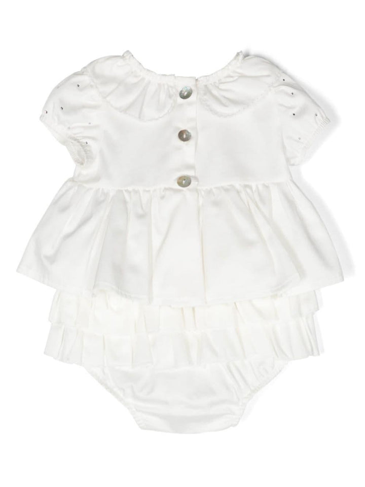 Set bianco neonata 35C5063017 0001 Monnalisa kids 