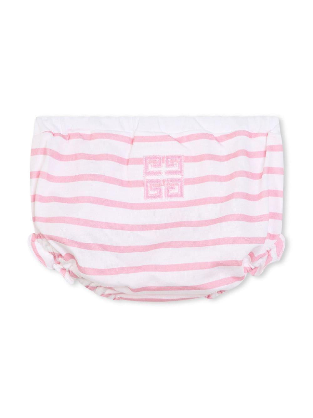 abito rosa neonata H30232 465 Givenchy Kids 