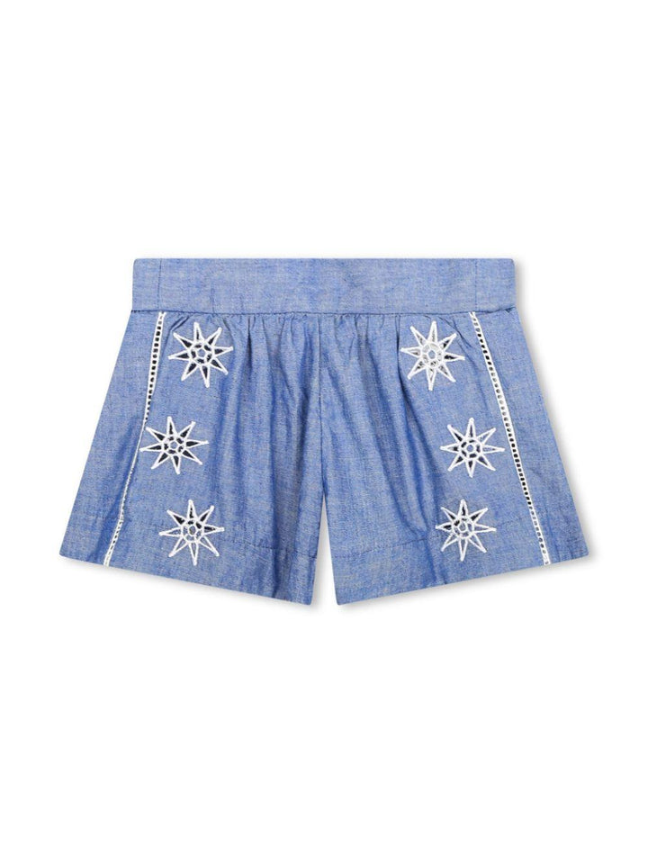 Shorts neonata blu