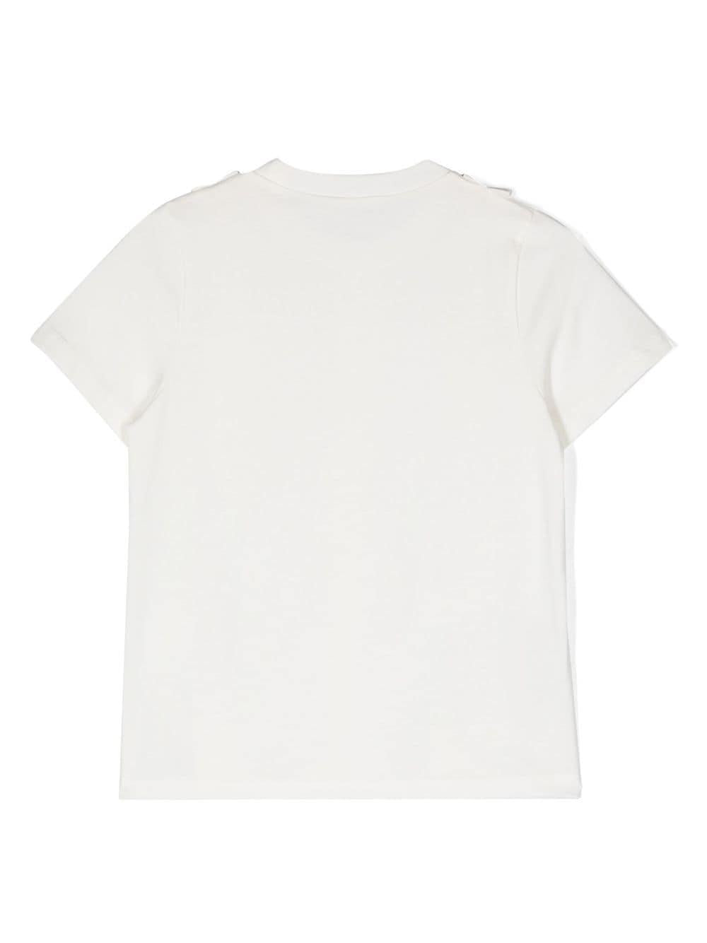T-shirt bianca/vaniglia bambina M00875M00L9 0M108 MARNI KIDS 