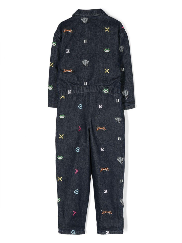 Tuta denim bambina