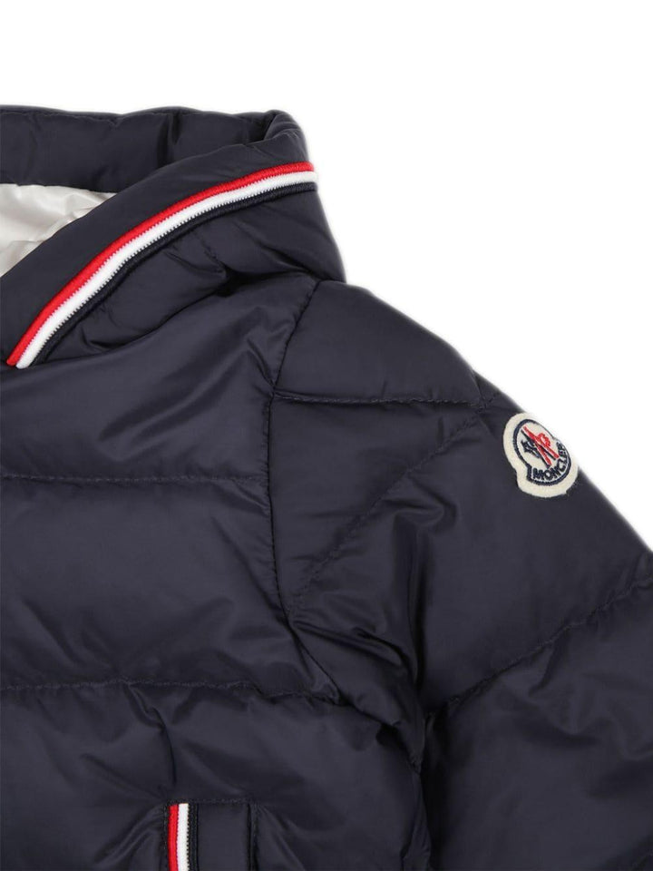 Piumino blu neonato 1A000365968E 742 Moncler Kids 