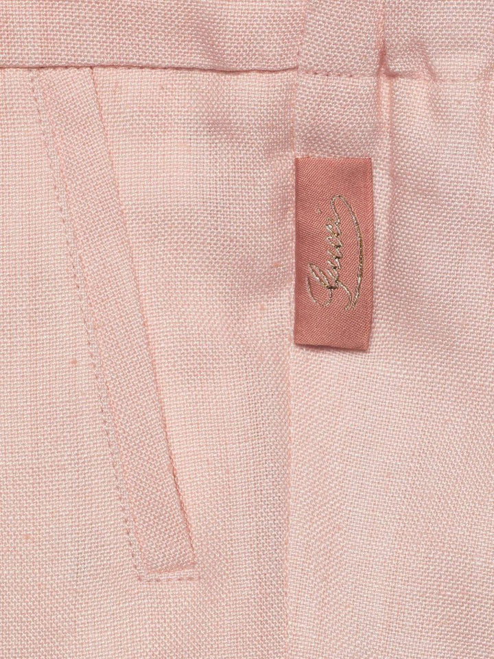 Pantaloni rosa neonata
