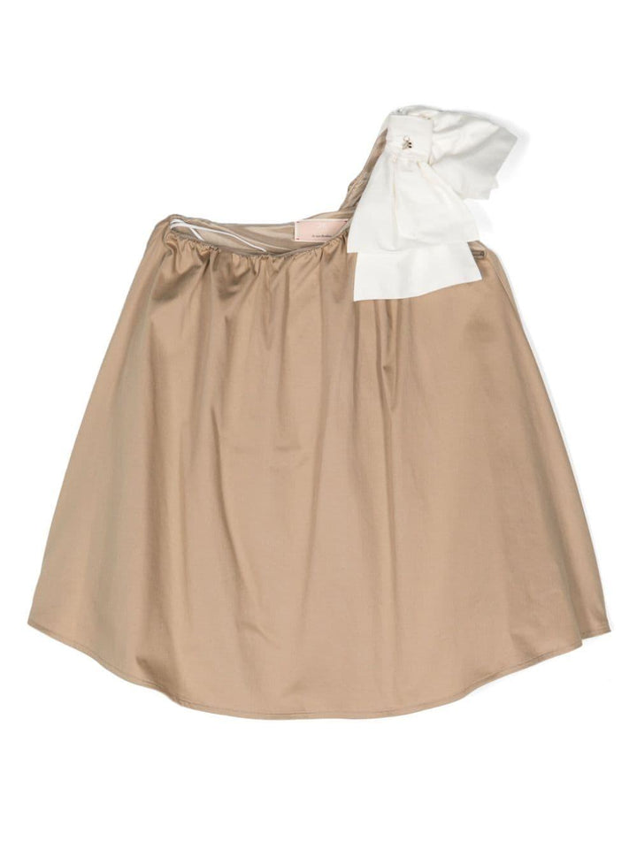 Abito beige bambina