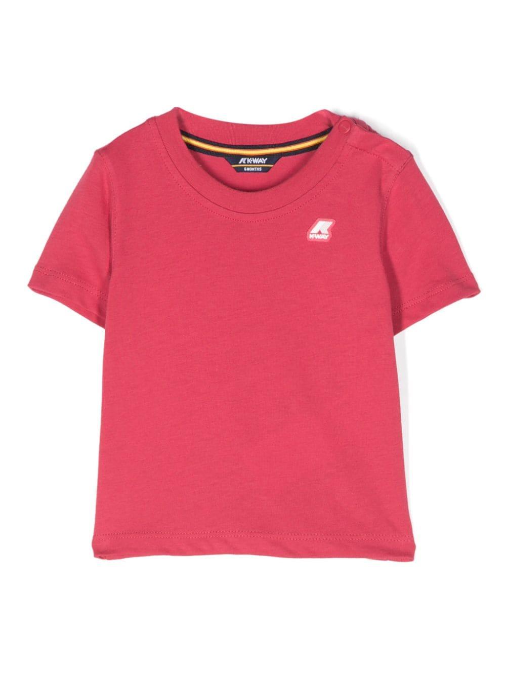 T-shirt rosa neonata