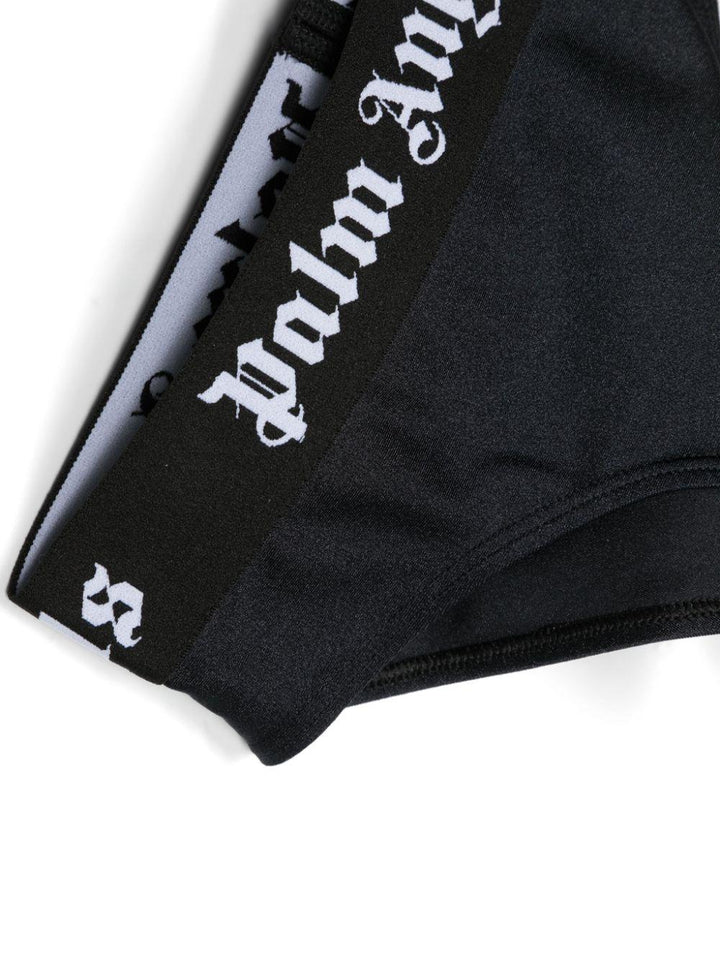 Bikini donna nero PGFE002C99JER001 1010 PALM ANGELS KIDS 