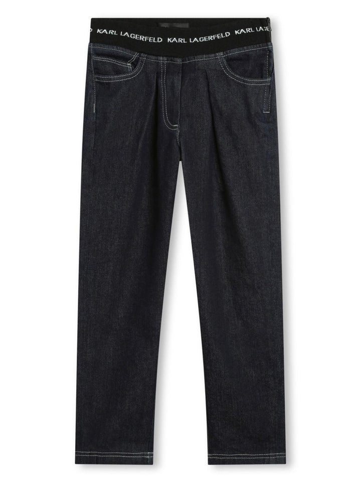 pantaloni denim bambina