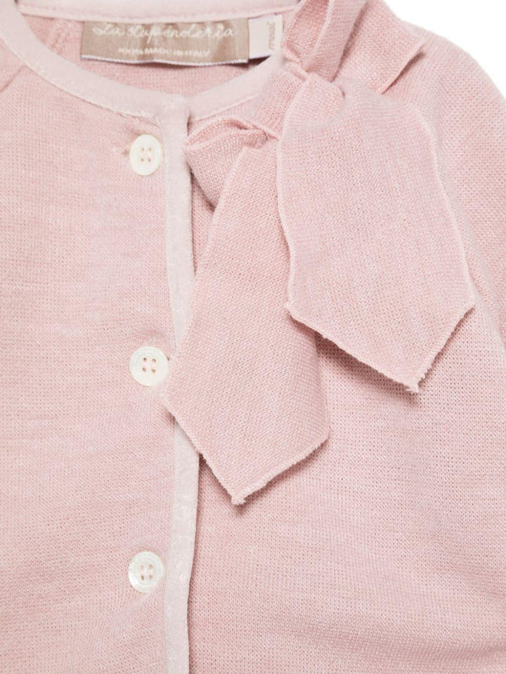 cardigan rosa neonata