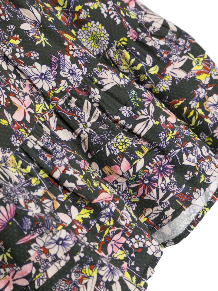 Gonna bambina nera/multicolore