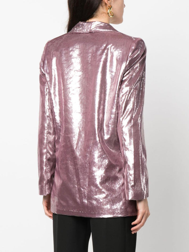 Blazer doppiopetto lilla donna