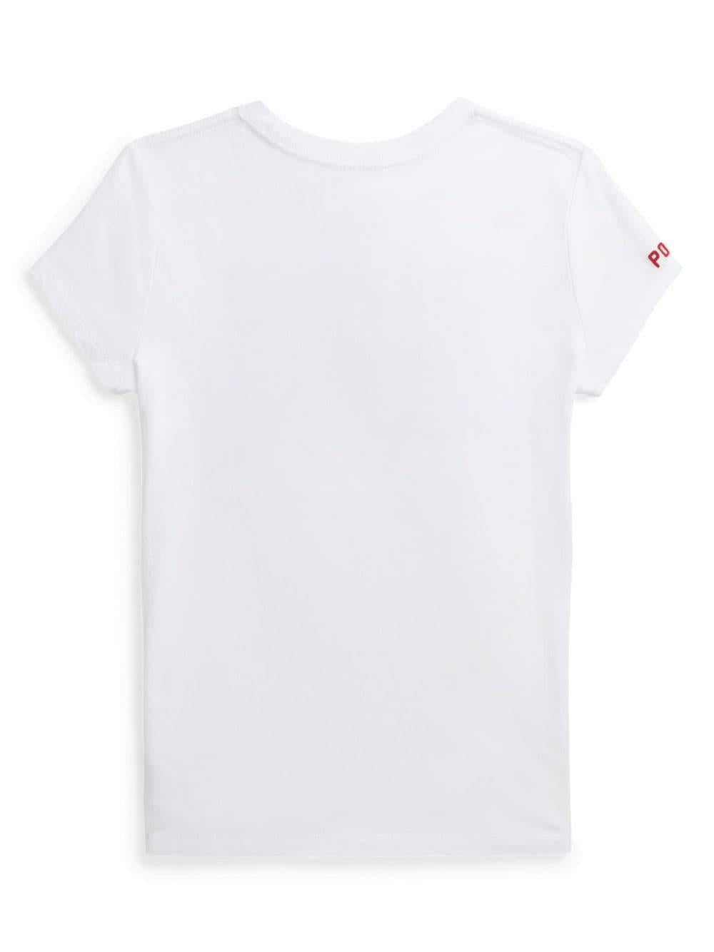 T-shirt bianca bambina