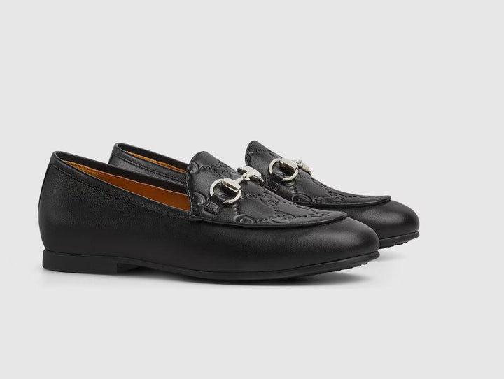 mocassino nero bambino 793314AAD7E 1000 GUCCI KIDS 