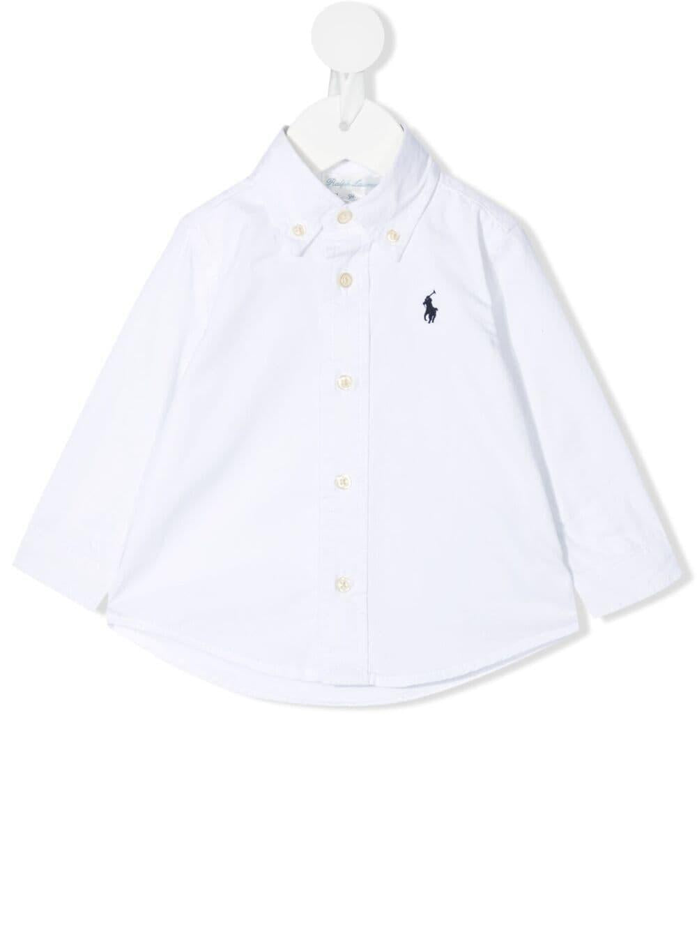 Camicia bianca neonato 320819238 001 RALPH LAUREN KIDS 