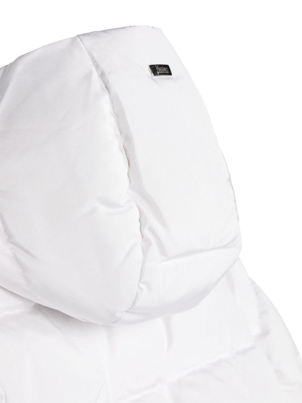 Piumino bianco neonato