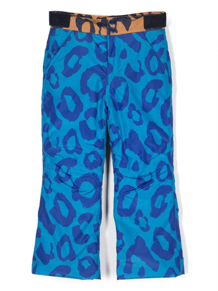 Pantaloni blu e multicolor bambino