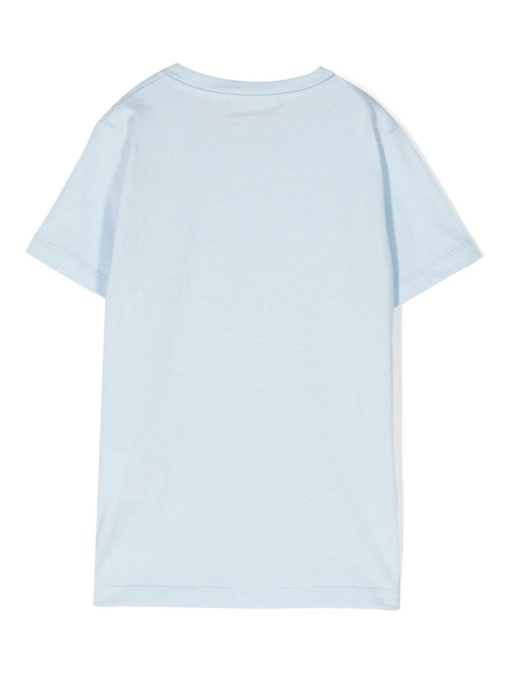 T-shirt celeste unisex 10002391A10796 2VF70 VERSACE 