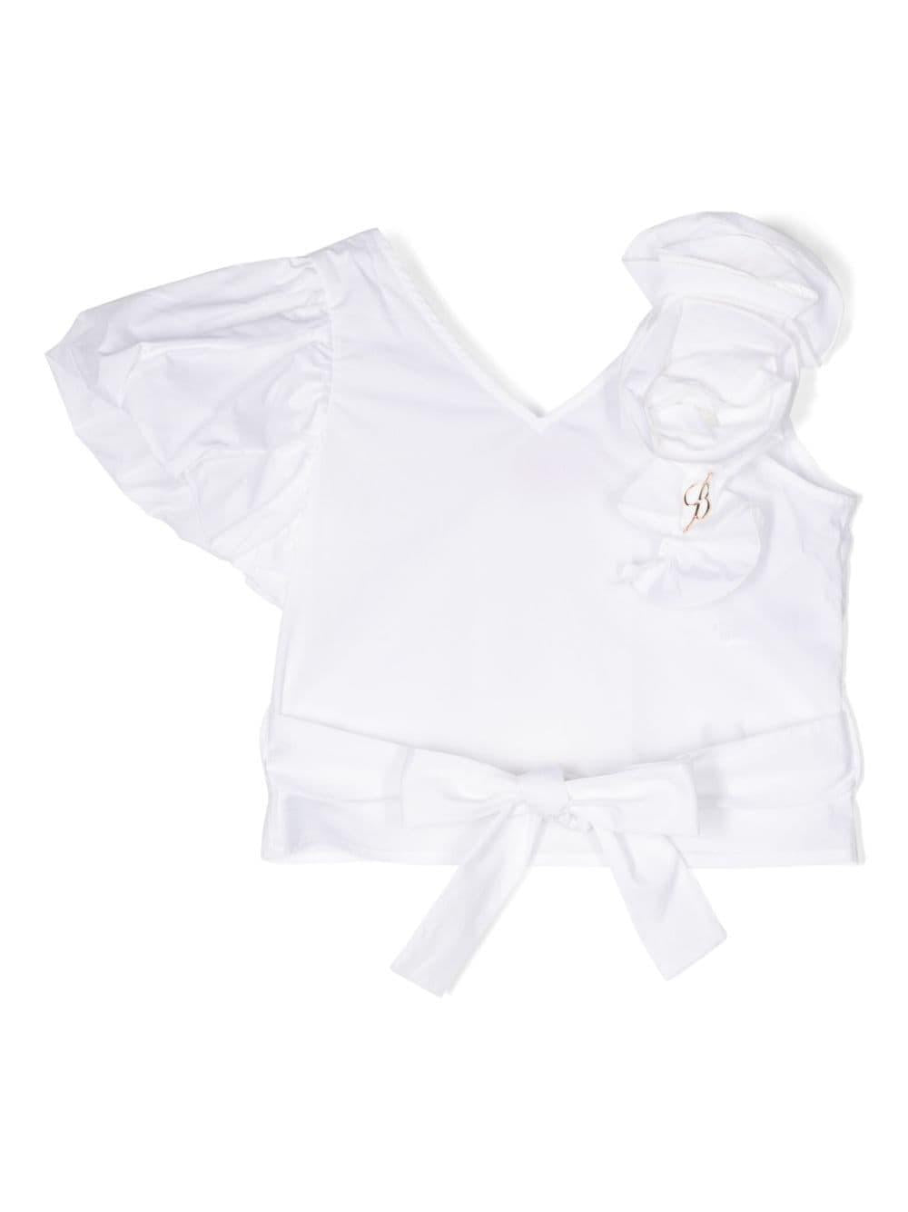 Blusa bianca bambina