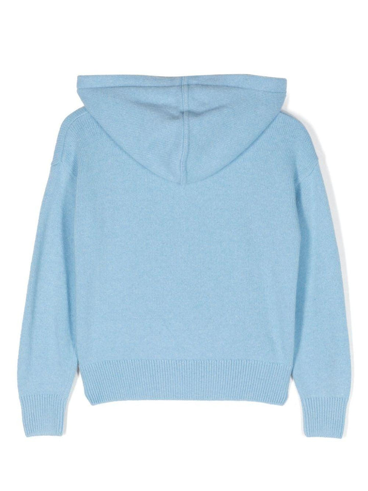 Felpa azzurra bambina