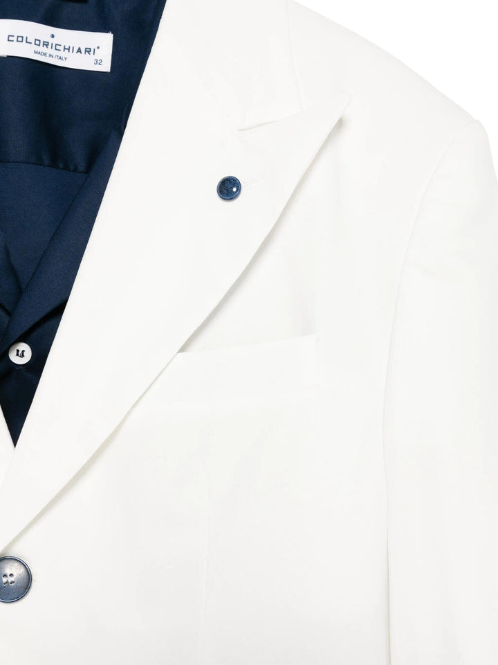 completo bianco/blu bambino