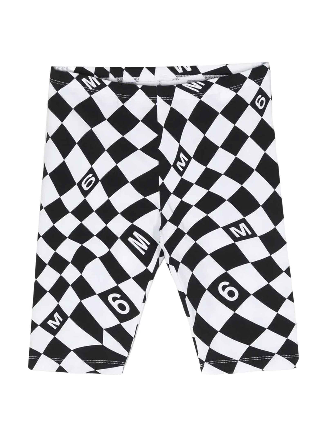 Shorts bianco/neri unisex M60349MM00E M6C01 MM6 KIDS 
