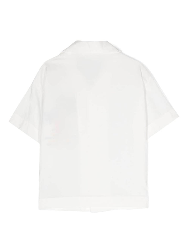Camicia bambino bianca/multicolore PBGG004S24FAB001 0151 PALM ANGELS KIDS 