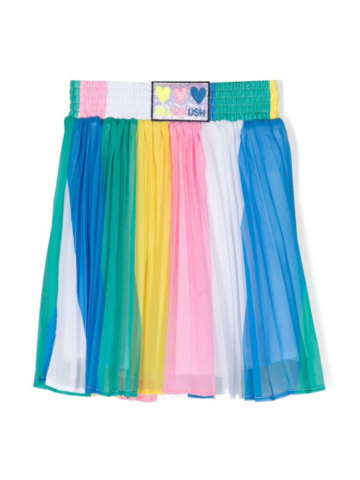 Minigonna bambina multicolore