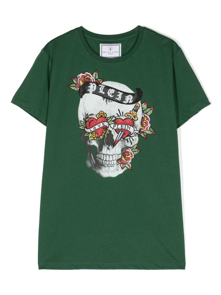 T-shirt verde bambino