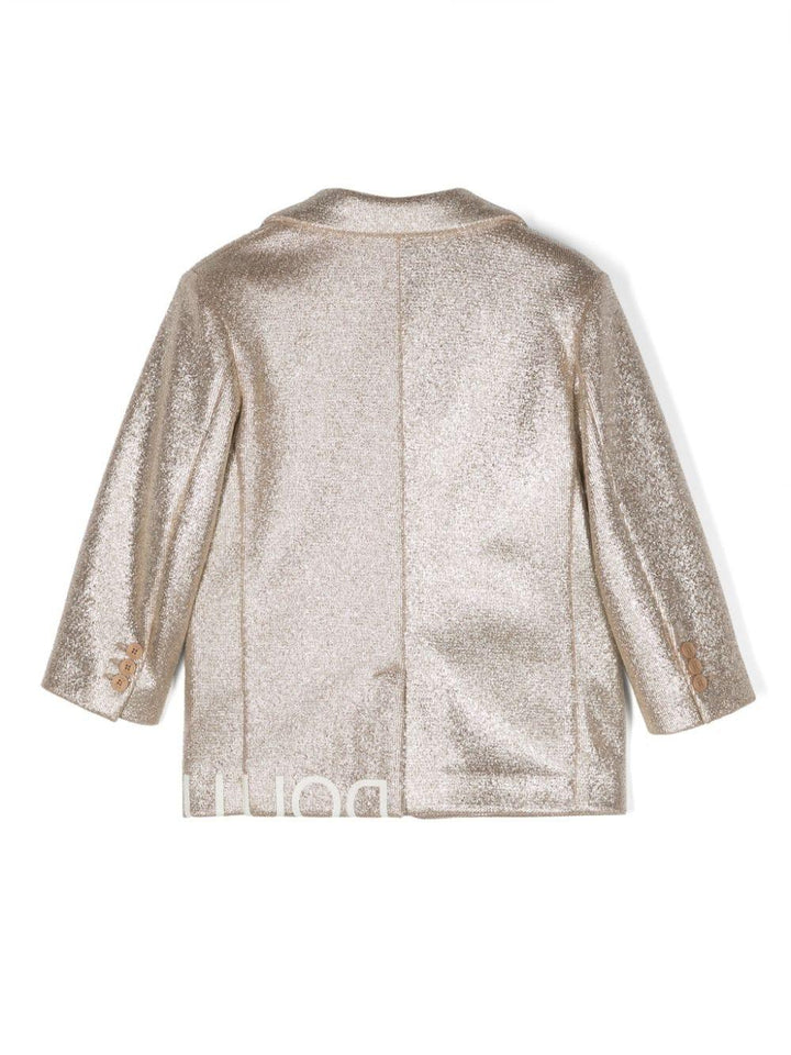 Blazer oro bambina