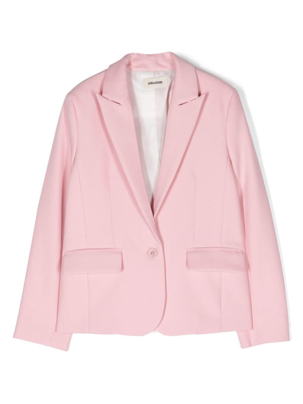Blazer bambina rosa