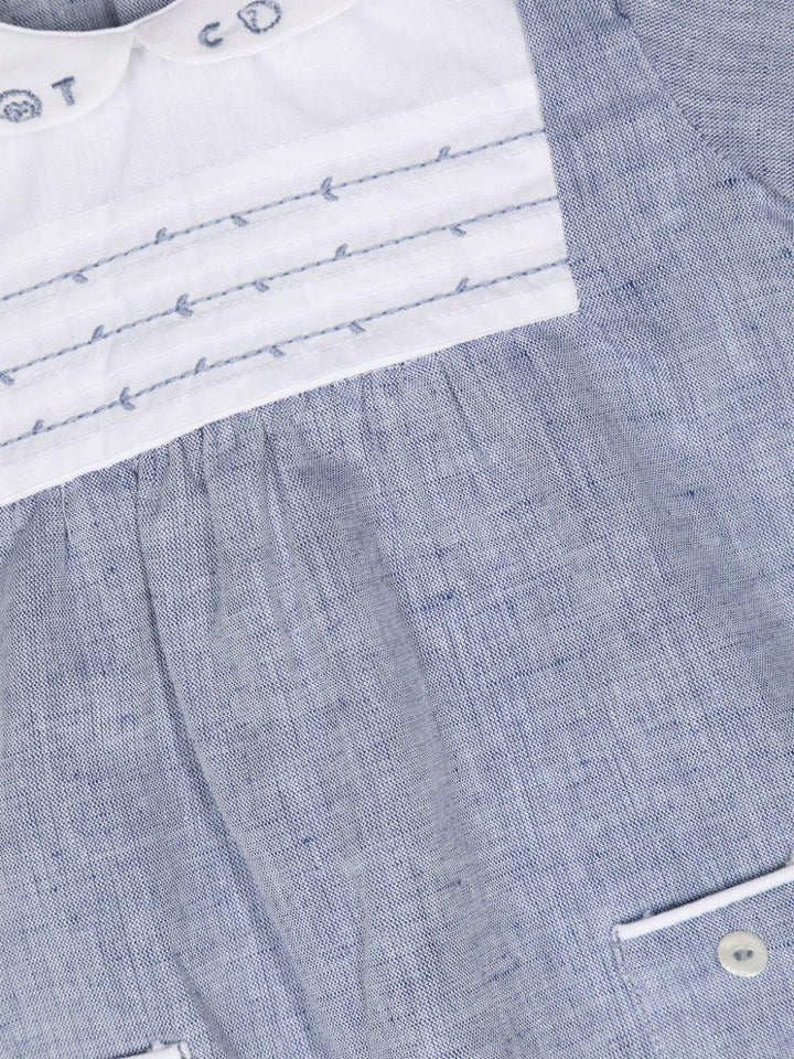 tutina corta celeste neonato
