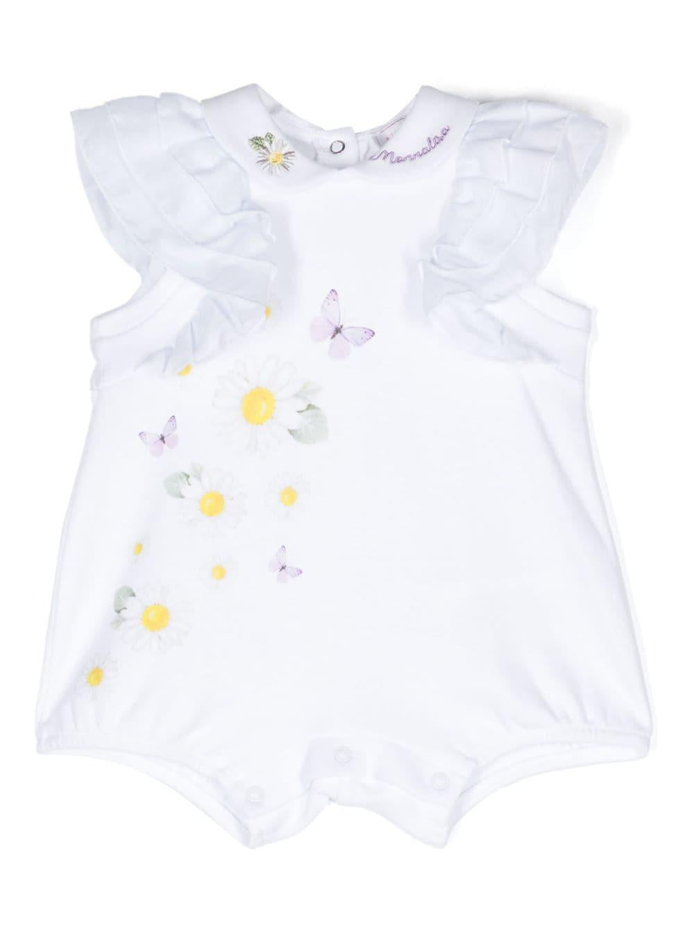 Body bambina bianco 35C2143000 0099 Monnalisa kids 