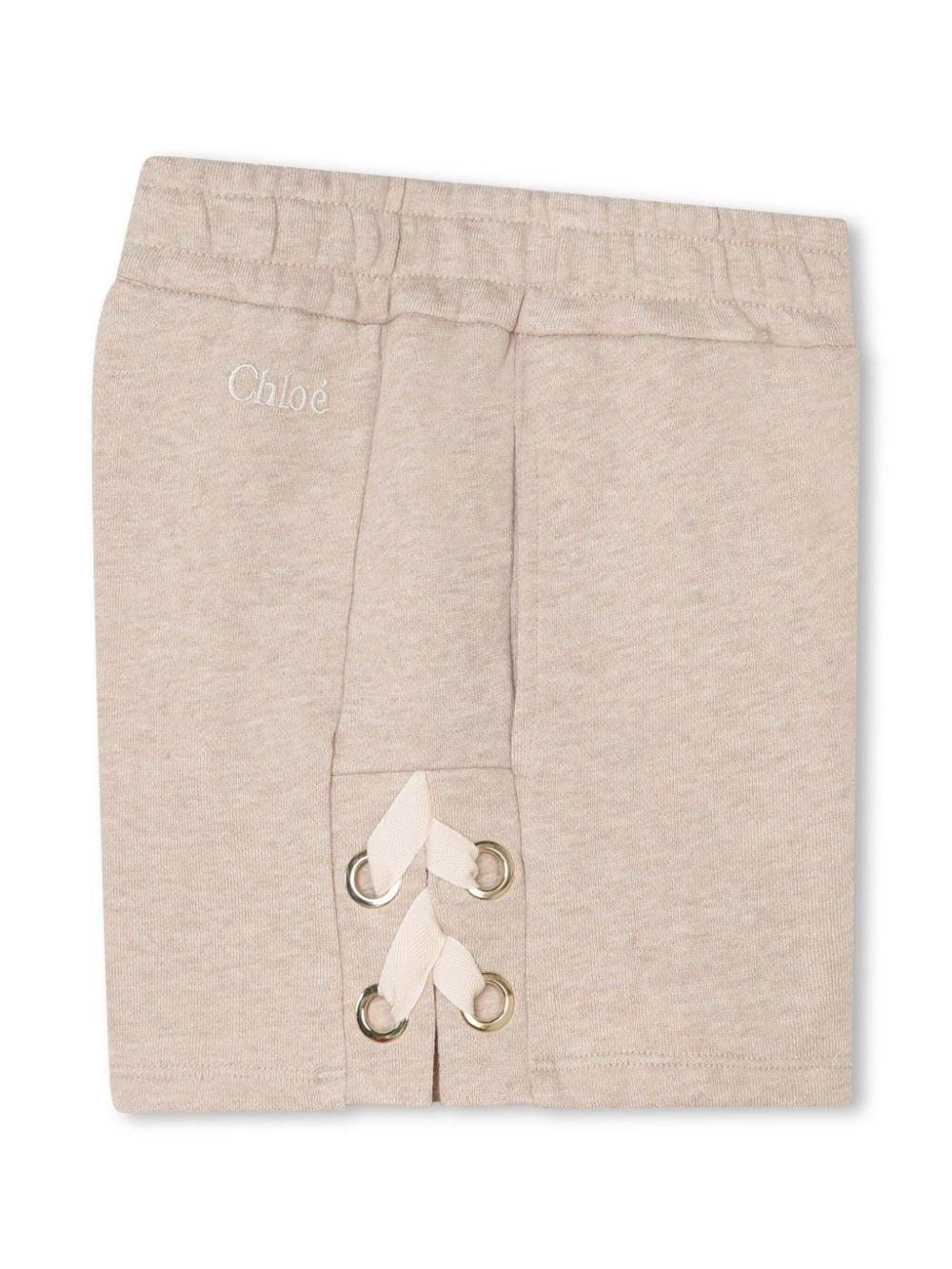 Shorts beige bambina