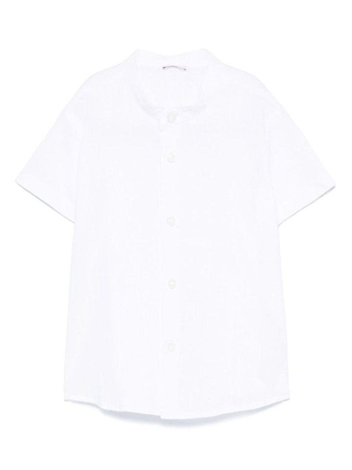 camicia bianca neonato