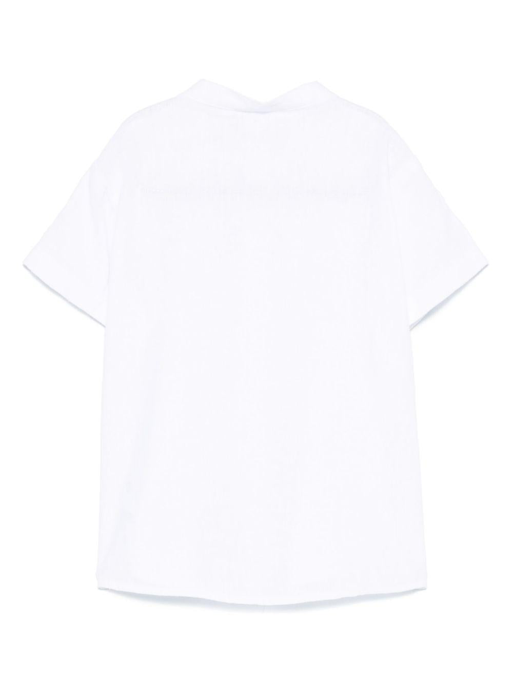 camicia bianca neonato